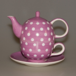 Tea for one "Dots" Pink