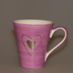 Krus "Silver Heart" pink